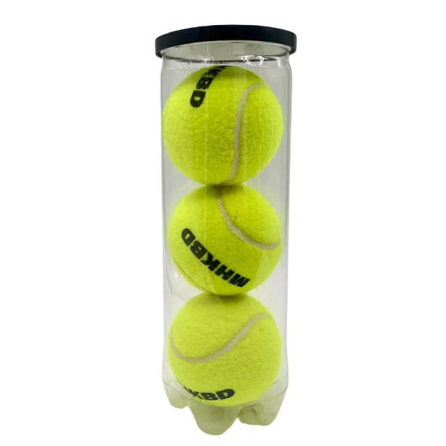 MHKND Bolas de Padel de Borracha 3 pçs para Treinamento e Competição