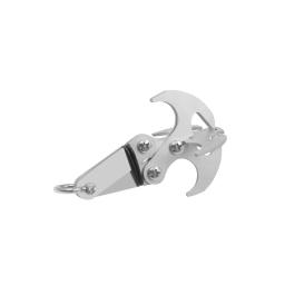 Aço inoxidável Survival Folding Grappling Hook Multifuncional Outdoor Escalada Claw Carabiner Travel Rescue Tool Ferramenta de escalada - Image 6