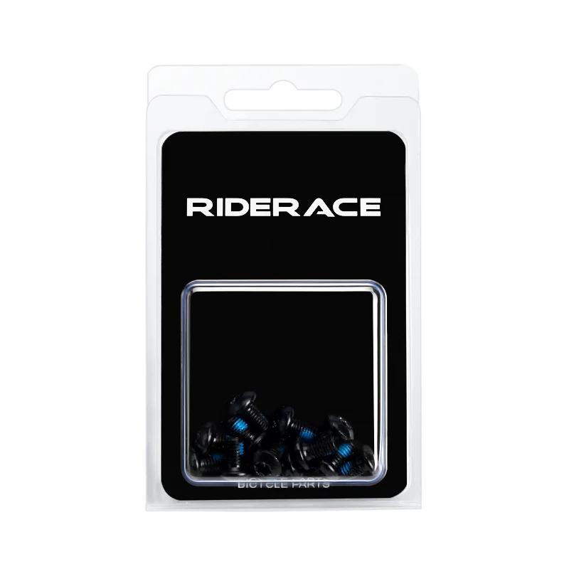 12pçs parafusos torx de rotor de freio a disco de bicicleta t25 m5x9mm, parafusos de fixação de bicicleta de estrada de aço inoxidável, acessório colorido de ciclismo, peça mtb - Image 1