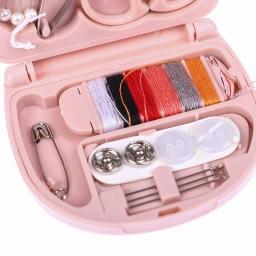 Mini Kits de Costura Portáteis para Trabalho Manual, Ferramentas De Costura, Kits, Tesoura, Botões, Pins, Caixa De Costura, Armazenamento, 1 Conjunto, Acessórios - Image 5