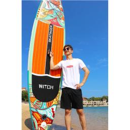 Inflável stand up paddle board, skate com aletas removíveis, surf e surf - Image 3