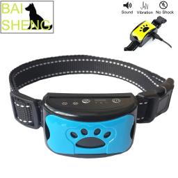 Pet Dog Dispositivo Anti Latido Cães Elétricos Treinamento Coleira de Cachorro Usb Chargeable Parar Barking Vibração Anti Bark Devices - Image 4