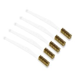 10 pçs escova de fio de bronze metal remover escovas de ferrugem escova de limpeza de metal industrial para máquina de limpeza de sujeira polimento - Image 4