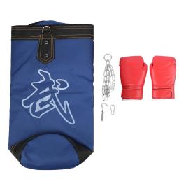 Saco De Areia De Boxe Vazio Conjunto Com Luvas, Saco De Areia De Pontapé Pendurado, Treinamento, Karatê De Luta, 60-120cm - Image 2