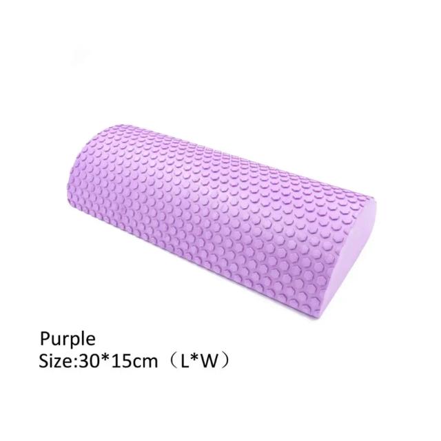 Rolo de Espuma EVA Meio Redondo para Yoga e Pilates 30-45cm