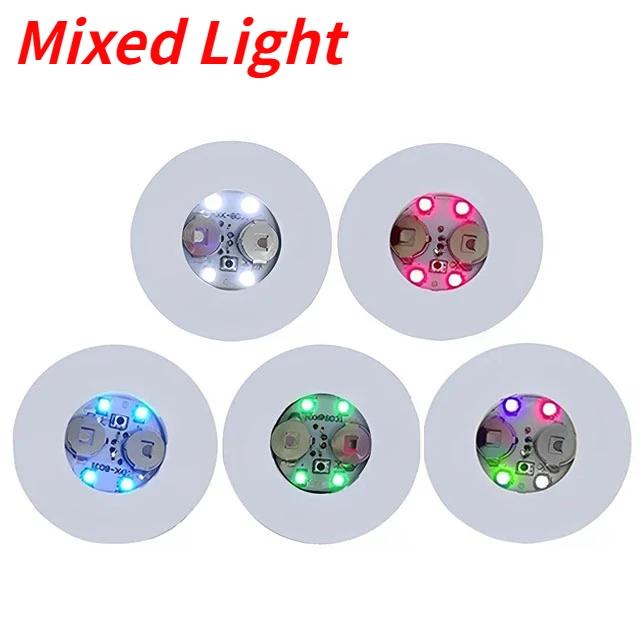 Adesivos LED Luminósos para Copos e Garrafas - Ideal para Festas, Casamentos e KTV, 20 Peças de 6cm