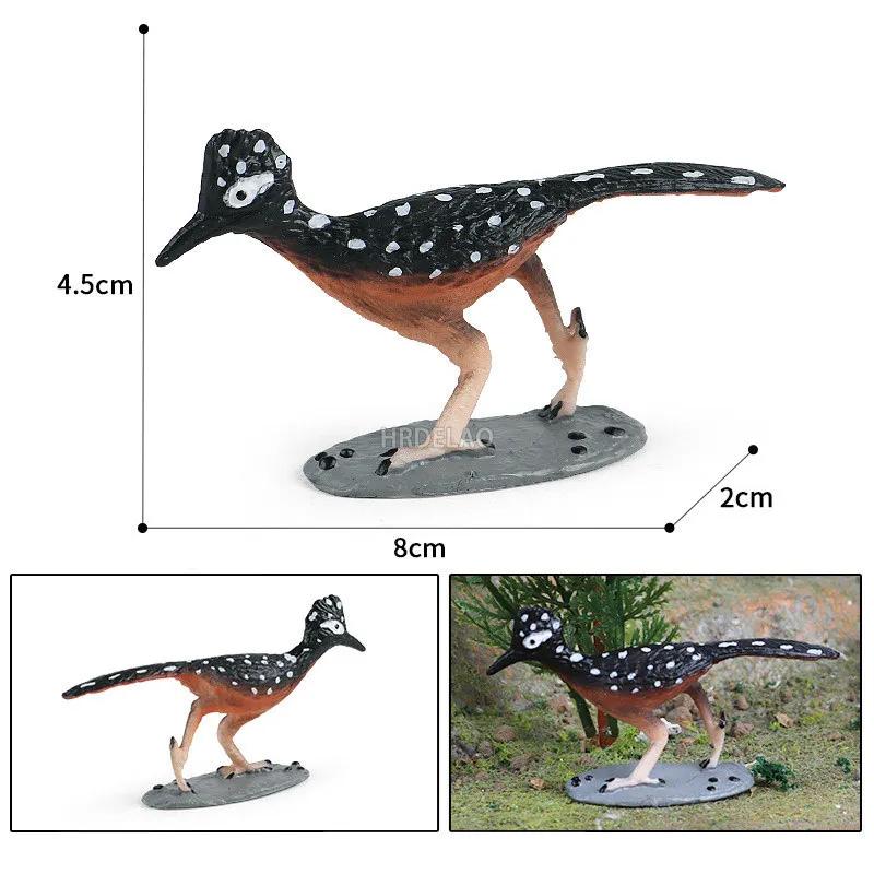 Figuras de animais selvagens, pássaro, corvo, arara, mar, tubarão, pelicano, pavão, coruja, tucano, abs, brinquedo em miniatura para crianças - Image 1