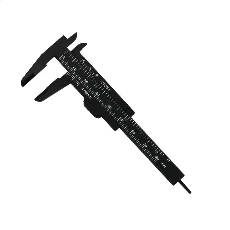 Mini pinça de plástico Vernier para estudantes, ferramenta de medição, pequenos presentes, Pie de metro, novo, 0-80mm - Image 1