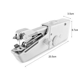 Mini máquina de costura portátil, Máquina de costura manual para roupas, Bordado portátil simples, DIY Vestuário Costura Tecido Ferramenta - Image 5