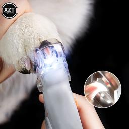 Pet Claw Nail Scissor, Cat e Dog Nail Clipper, Máquina de corte, Tesoura de beleza, Animal Cats Locks, LED Light, Nail Trimmer - Image 5