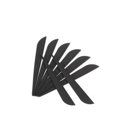 50 pçs diy acessórios de tiro com arco 3/4 Polegada escudo turquia penas seta fletching para qualquer madeira carbono seta eixo - Image 1