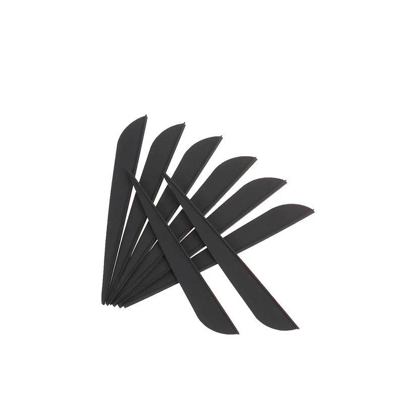 50 pçs diy acessórios de tiro com arco 3/4 Polegada escudo turquia penas seta fletching para qualquer madeira carbono seta eixo - Image 1