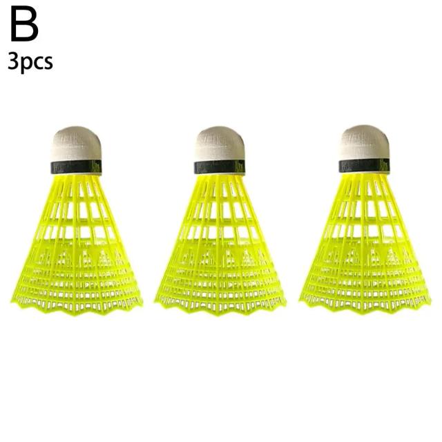 Petecas de Badminton LED Luminoso para Esporte Noturno - Kit com 3/6 Peças