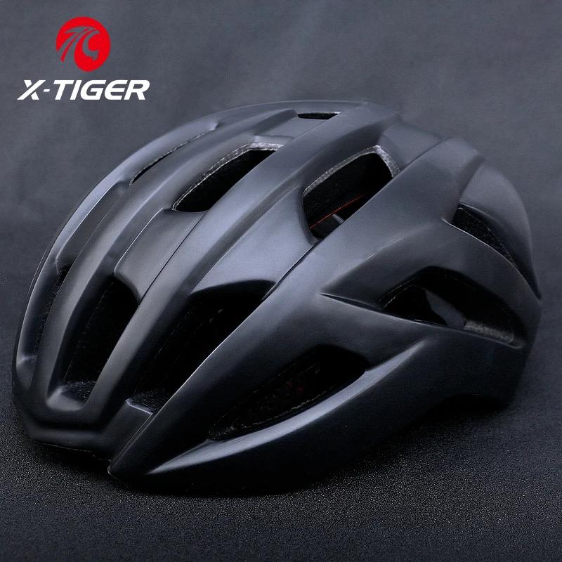 X-Tiger-Capacete de Bicicleta Ultraleve, Esporte ao ar livre, Segurança Ciclismo, Integralmente Moldado, Mountain Road Bike, MTB, Luz LED - Image 1