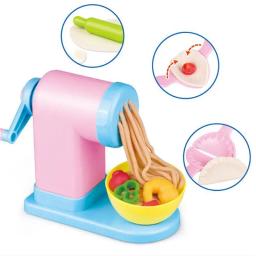 Slimes de argila de modelagem, plasticina macia não tóxica, macarrão e bolinhos de massa Brinquedo para colorir 3D, Kid China Food Cook Play kit de ferramentas de massa - Image 2