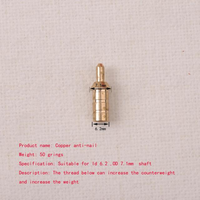 Tiro com Arco Nock Pin 6.2mm para Setas de Eixo - Pacote com 30 ou 50 Peças para Arcos Compostos e Recurvos
