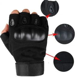 Luvas táticas metade do dedo dos homens, esportes ao ar livre, airsoft, motocicleta, ciclismo, bicicleta - Image 3