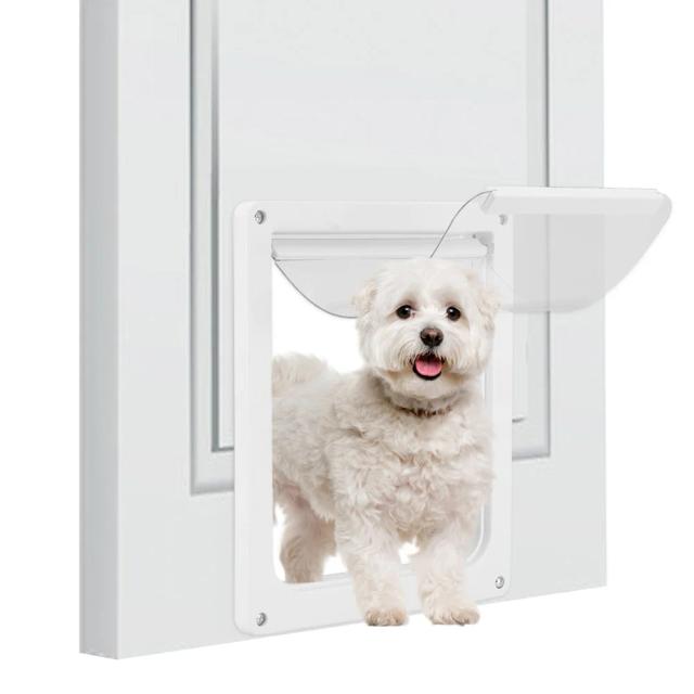 Porta Ajustável Magnética Resistente para Animais de Estimação com Fechamento Automático para Cães e Gatos de Todos os Tamanhos