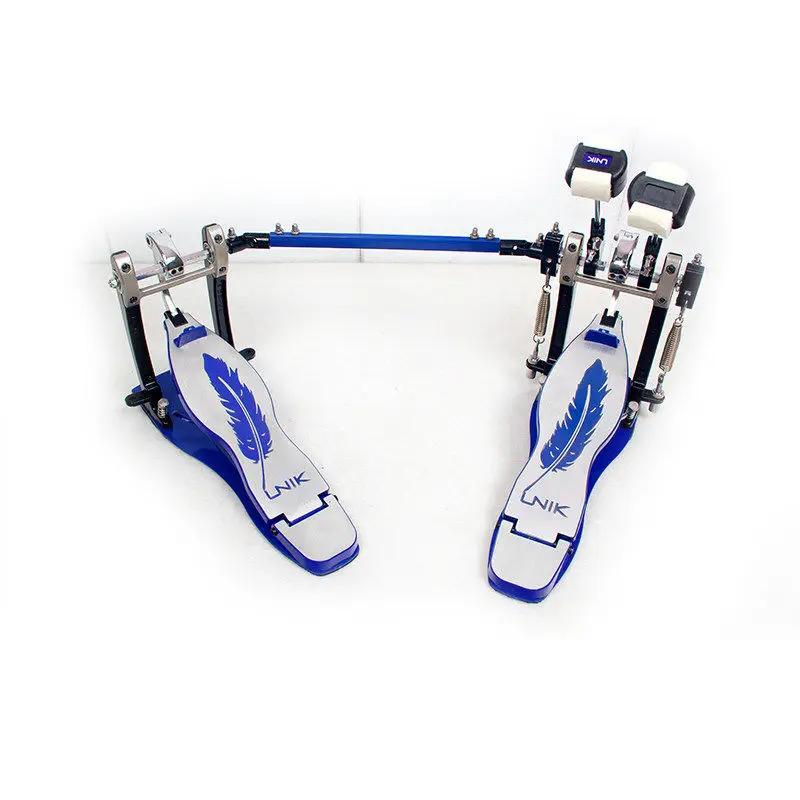 Profissional Double Drum Pedal Pad, instrumentos de percussão, Drum Prática, bateria contrabaixo, liga de alumínio, acessórios - Image 1