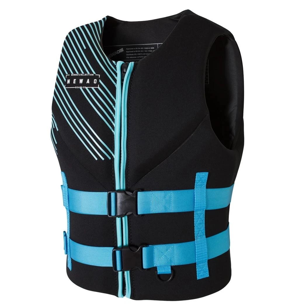 Neoprene adulto colete salva-vidas flutuabilidade colete de pesca esportes aquáticos de surf natação flutuabilidade colete salva-vidas colete de segurança - Image 1