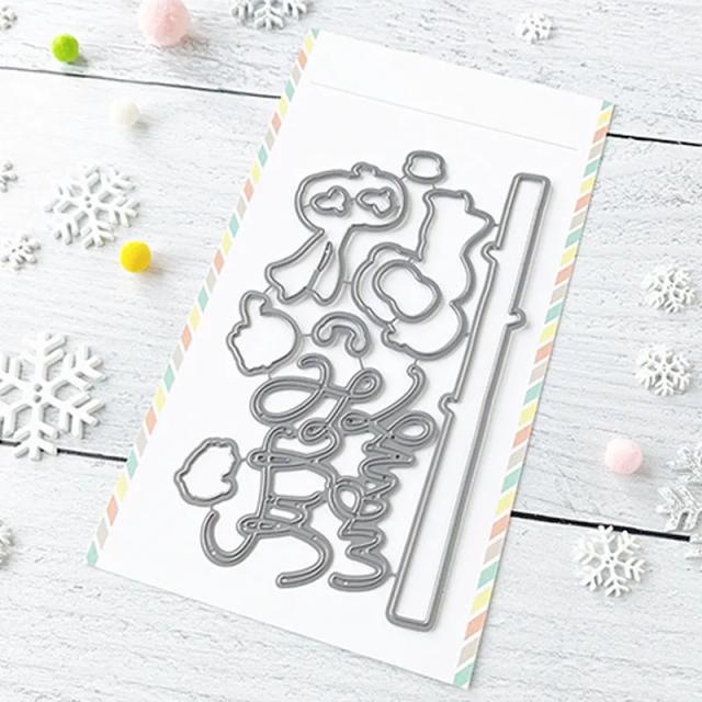 Estêncil A93-A184 para Scrapbooking: Cartões de Papel e Decoração de Álbum em Artesanato