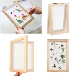 Moldura De Fabricação De Papel Multi-tamanho, tela De Fabricação De Papel DIY Aprendendo Artesanato De Madeira Presente Molde De Malha De Madeira - Image 1