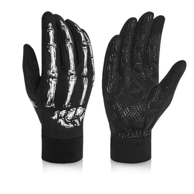 Luvas de Ciclismo de Inverno RIGWARL para Homens com Tela Sensível ao Toque, Térmicas e à Prova de Vento
