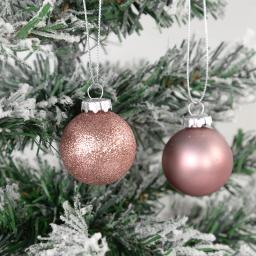 50/100 pçs redondo bolas de natal bonés bola de natal pendurado ornamentos tampa de metal removível pingentes de árvore de natal decoração de casa ano novo - Image 4