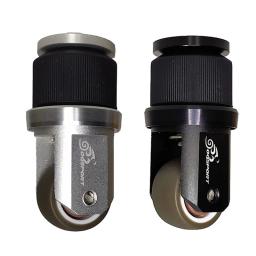 Dobrável bicicleta selim montagem giratória rodízio roda encaixada fácil roda de bicicleta rolo auxiliar fold-up acessórios de ciclismo - Image 5
