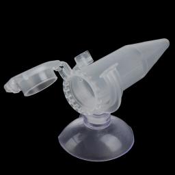 Alimentador automático de peixes com ventosa Alimentador cônico do worm do aquário, Copo do funil - Image 3
