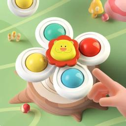 3 pçs ventosa girador brinquedo banho do bebê engraçado jogo brinquedos educativos para crianças meninas meninos infantil sensorial alívio do estresse presente - Image 4