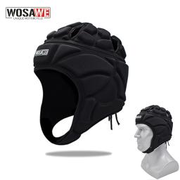 WOSAWE Futebol Futebol Goleiro Rugby Cap Cabeça Guarda Goleiro Chapéu Capacete Macio Ajustável Protetor De Cabeça Ciclismo Skate - Image 1