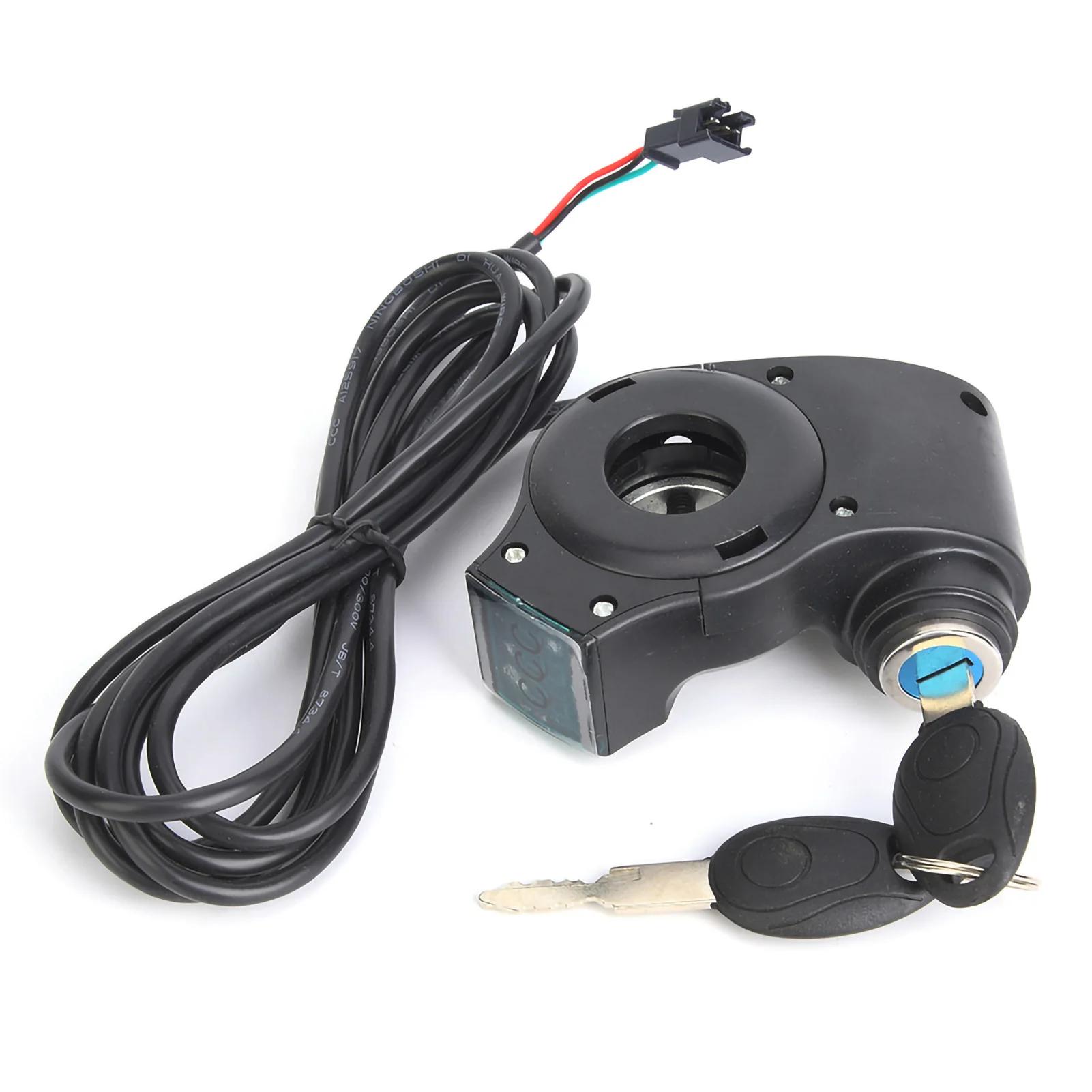 Thumb Throttle Com Bloqueio Com Chave, Bateria Digital, Display De Tensão, Power Display, E-Bike - Image 1
