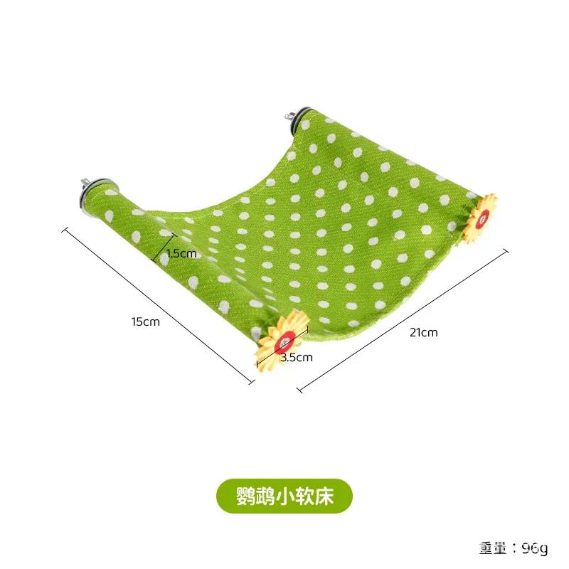 Pet Hammock Pendurado, Cama Ninho Quente, Papagaio Casa, Gaiola de Pássaro Lavável Removível, Poleiro para Hamster, Agaporni - Image 1