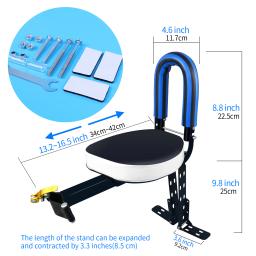Peças de sela de bicicleta destacáveis para crianças, Assento do guidão, Assento de segurança para crianças - Image 4