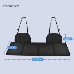 Extensor de assento traseiro de carro, cama de viagem, colchão de acampamento, armazenamento dobrável, placa de extensão de porta-malas conveniente - Image 6