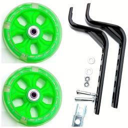 Roda de bicicleta auxiliar para crianças, balanço de PVC mudo, equitação infantil, acessórios universais para bicicletas, 12 em 20 em - Image 5