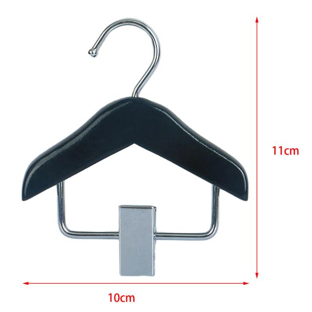 Expositor de Madeira Maciça para Roupas, Cabides com Clipe e Suporte Compacto para Pets