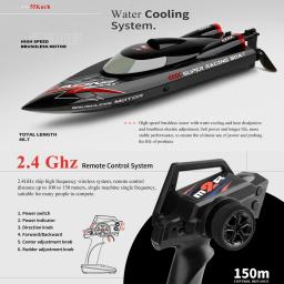 Wltoys wl916 WL912-A barco rc 2.4ghz 55km/h 35km/h alta velocidade corrida embarcações de controle remoto lancha brinquedos para crianças - Image 5