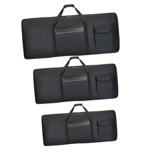 Estojo Protetor Anti-Choque para Teclado Piano de 61 Teclas com Alças para Mochila