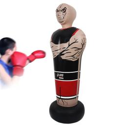 Saco de perfuração inflável para interior e exterior, Boneco de boxe, Saco de areia autônomo Karate Fitness Tool Exercício Muay Thai - Image 3