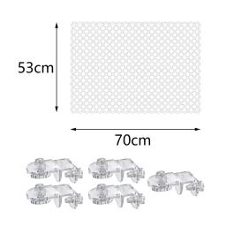 DIY Aquarium Tela De Ar Com Suporte Líquido, Durável Cobertura De Tanque De Peixes, Rede De Malha, Aquário - Image 6