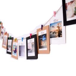 Combinação Durável Moldura De Papel Com Clipes, Decoração Para Casa, Álbum De Fotos, Imagem, Novo Artesanato - Image 4