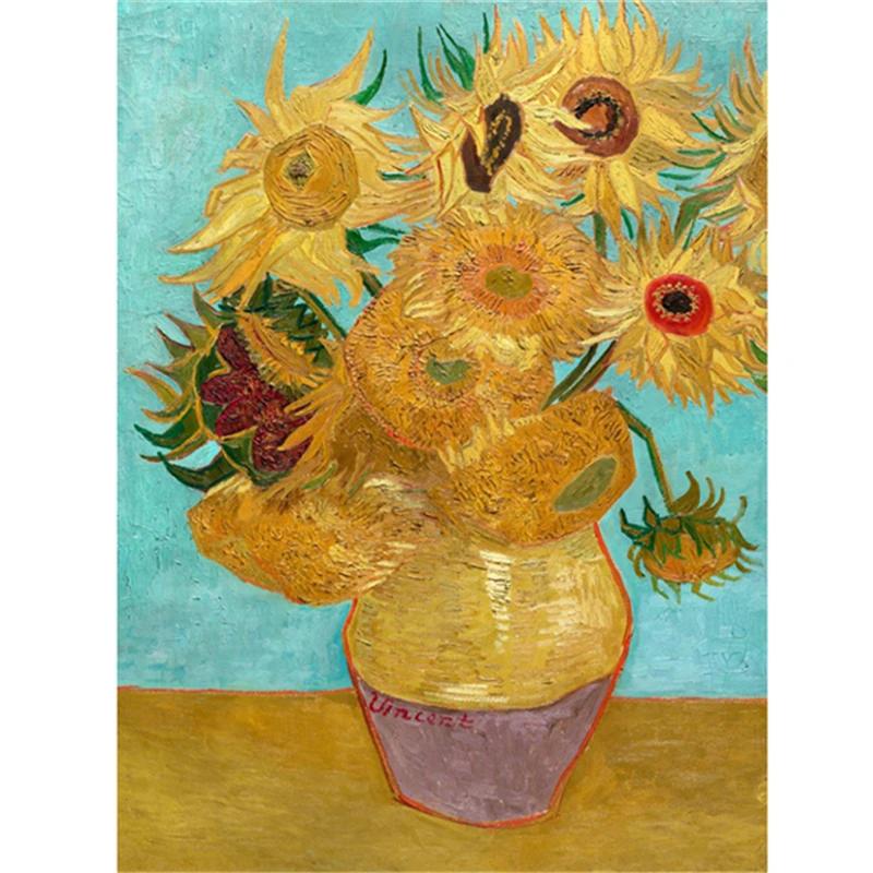 Pintura de diamante por Número, Van Gogh, Starry Night, Famous Art Picture Set para Bordado, Ponto Cruz, Decorações Home, Presentes - Image 1