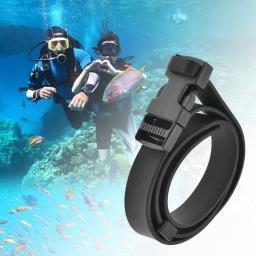 Leve anti-scratch snorkeling cintos, espessamento borracha faca correias, Quick Release cintos para mergulho natação - Image 3