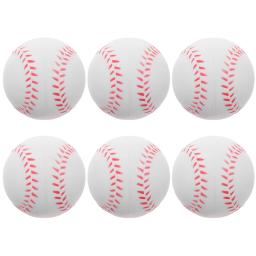 6 pçs pu esponja de beisebol treinamento estudante softball arremessando bolas de beisebol fielding 700x700x700cm espuma esportes crianças brinquedos - Image 1