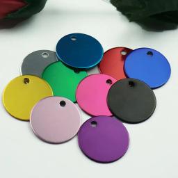 Personalizado gravado Dog ID Tags, alumínio anodização NamePlate, Pet ID Tag, charme personalizado, atacado, 100pcs - Image 1