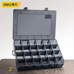 Caixa de armazenamento transparente ajustável, Multi-Lattice Slots, maleta de ferramentas, caixa de artesanato, acessórios para jóias - Image 1