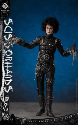 Conjunto Completo De Personagens De Filmes Clássicos, Mãos De Tesoura, Edward, Johnny Depp, Action Figure Model, Brinquedos Pré-Venda, PT-sp52, 1:6, 12" - Image 3