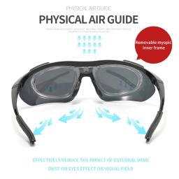 Óculos tático militar anti-impacto masculino, óculos esportivos para caça e tiro ao ar livre, polarizado, pesca, caminhadas, escalada - Image 2
